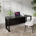 Riyan Luxiwood® Cosmo Computer Table Home/Office Desk MDF Board with Flat Surface, Multi-Usage Laptop & Home, Office, Sturdy Gaming Table (Color-Brown, Size-150 X 60 X 75 CM) - Image 2