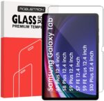 Robustrion Tempered Glass for Samsung Galaxy Tab S9 FE Plus / S9 Plus / S10 Plus / S8 Plus / S7 FE 12.4 inch Screen Protector Guard for Samsung S9 FE+ / S10+ / S9+ / S8+ /S7+/ S7 FE Tablet - Pack of 1 - Image 2