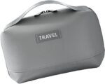 SHIVEXIM Electronic Organizer Accessory Cable Organiser Bag Water-Resistant Travel Essentials Tech Pouch for Charger, Cables, Hard Drive, Power Bank, Memory Card (Grey) - Image 2