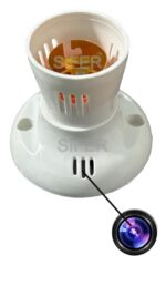 SIFER 1080p Bulb Holder Wireless spy Camera with Audio and Video Recorder, Remote Monitoring, Cloud & SD Card Support Upto 128 gb, Hidden Secret CCTV Camera for Home Indoor, Lookcam App Controlled - Image 2