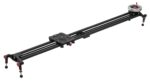 SONIA 47 inches / 120 cms Carbon Fibre Ball Bearing Camera Track Slider Video Stabilizer Rail with Rotating Handle + Carry Case for DSLR Camera Video Camera and Load Upto 25 Kgs - Image 2