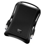 SP Silicon Power Armor A30 1Tb Rugged External Hard Drive, Military-Grade Shockproof USB 3.0 Portable HDD for Desktop Laptop Pc Mac Computer, Black, Pack of 1 - Image 2
