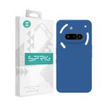 SPRIG Compatible with Nothing Phone 3A Premium SilkTone Back Cover Drop Tested Shock Proof Mobile Case for Men, Women, Boys and Girls with Camera Protection (Navy Blue) - Image 2