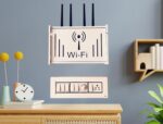 SS ARTS Engineered Wood Wall Mount WiFi Router Stand/WiFi Shelf - Image 2