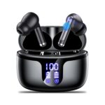 STADOR Wireless Earbuds Bluetooth 5.3,Bass Boosted Ear Buds 40H Playtime IP6 Waterproof Ear Phones with LED Digital Display Charging Case,4 ENC Mics for Work Sports - Image 2