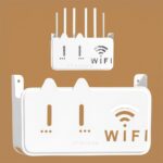 STAREWAEngineered Wood Wall Mount Wifi Router Stand/Rack Wifi Holder Hanging Shelves, Standard Organizer Stand for Home & Office (Multicolor) - Image 2