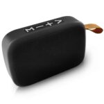 SYVO Soul 100 Bluetooth 5.0 Wireless IPX4 Super Bass, HD Sound, Aluminium Alloy Portable 3W Bluetooth Speaker with Mic (Black) - Image 2