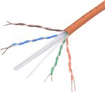 Sadow 25 Meter CAT6 Ethernet Cable Gigabit Ethernet Wire Cat 6 LAN Cable, Network Cable Internet Cable RJ45 Cable LAN Wire, Patch Computer Cord Gigabit Category 6 Wires for Modem, Router (Orange) (25M) - Image 2