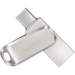 SanDisk 256GB Ultra Dual Drive Luxe USB Type-C - SDDDC4-256G-G46, Silver - Image 2