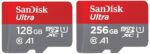 SanDisk Combo Ultra 256GB microSDXC UHS-I, 150MB/s R, Memory Card, 10 Y Warranty, for Smartphones with SanDisk Ultra 128GB microSDXC UHS-I, 140MB/s R, Memory Card, 10 Y Warranty, for Smartphones - Image 2