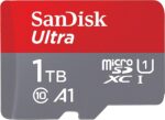 SanDisk Ultra Android microSDXC UHS-I Memory Card 1TB + Adapter (for Smartphones and Tablets, A1, Class 10, U1, Full HD Videos, Up to 150MB/s Read Speed) - Image 2