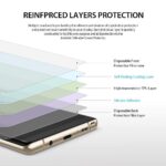 Screen Protector with Scratch Protection compatible with Samsung Galaxy F70e 5G with Installation Kit (Black) (Pack of 1) - Image 2