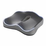 Seat Cushion for Office Chair Memory Foam Non-Slip Cushion Back, Relief Chair Pad, Butt Pillow for Office Chair, Car, Computer Desk(Grey, Seat Cusion) - Image 2