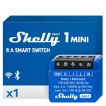 Shelly 1 Mini Gen 3 | WiFi & Bluetooth Smart Switch Relay 1 Channel 8A | Home Automation | Compatible with Alexa and Google Home | iOS Android app | No Hub Required | Dry Contacts - Image 2