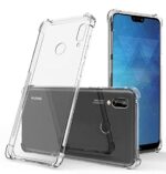 Shock Proof with Anti Dust Plugs Shockproof Slim Back Cover Case for Huawei P Smart+ (nova 3i) (Drop Protection) - Transparent - Image 2