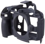 Silicon Cover for Nikon D7000 Camera Case, Professional Silicone Rubber Camera Case Cover Detachable Protective for Nikon D7000 - Black - Image 2
