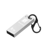 Simmtronics 8 GB Flash Drive USB 2.0 Pendrive Metal Body with Hook for Laptop and Computer - Image 2