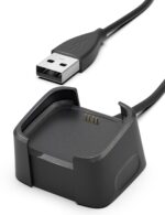 Sinoacc Charger for Fitbit Versa 2 Health & Fitness Smartwatch 3.3Ft Fast Charging Replacement Fitbit Versa 2 USB Charging Cable Dock Stand(not for Fitbit Versa/Versa Se/Versa Lite) - Image 2