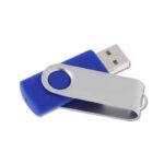 SippyTales® Swivel Blue USB Pen Drive | USB 2.0 Flash Drive Upto 10MB/s | Unique Corporate & Diwali Gift | Personalized Logo | Office & College Use (8, GB) - Image 2