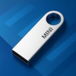 SippyTales®32GB Metal USB 2.0 Flash Drive, 38mm Length, Keyring Design, Silver | USB 2.0 | Fancy & Durable Mini Pendrive (Without Logo/Print) - Image 2