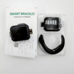 Smart Fitness Watch, Black, Heart Rate Monitor, Sleep Tracker, IP67 Waterproof, Touch Screen, 3.3 cm Display - Image 2