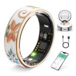 Smart Ring Health Tracker,Ultra-Thin AI Smart Ring,No Subscription, Fitness/Sleep/Stress/Step Counting for Women&Men, IP68 Waterproof, iOS & Android Compatible (8#18.1mm) - Image 2