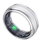 Smart Ring for Women Men - Fitness Ring with Sleep & Step Tracker | Waterproof Health Ring with Heart Rate Monitor, Compatible with iOS & Android, No App Subscription (Silver, 11) - Image 2