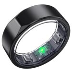 Smart Ring for Women Men - Titanium Health Fitness Tracker Ring with Heart Rate, Step Counting (Black, 13) - Image 2