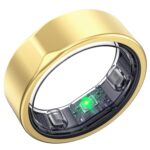 Smart Ring for Women Men - Titanium Health Fitness Tracker Ring with Heart Rate, Step Counting (Rose Gold, 6) - Image 2