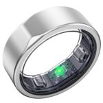 Smart Ring for Women Men - Titanium Health Fitness Tracker Ring with Heart Rate, Step Counting (Silver, 8) - Image 2