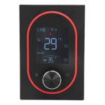 Smart Thermostat, LCD Programmable Knob Control, Touch Screen Water Heating Thermostat for Home, Hotel, Office, AC 95V-240V (Wireless Fidelity Model, for - Image 2