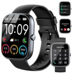 Smart Watch For Men Women Smartwatch Fitness Watch For Android Ios, Black - Image 2