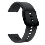 Smart Watch Strap 20mm Compatible with Garmin Venu Smart Watch - Black Clip Strap - Black - Image 2