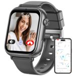 Smart Watch for Kids 6-12 [Kids GPS Tracker/Text/Video Call] Kids Smart Watches Boys Girls, Kids Watch with GPS Tracker, School Mode, Safety Alerts, GPS Tracker for Kids Smart Watch SIM,Jet Black - Image 2