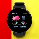 Smart Watch for Men, Fitness Tracker with Heart Rate Monitor, Blood Pressure Monitor, Black - Image 2