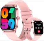 Smart Watch for Women with Fitness Tracker, 1.85 HD Display, Heart Rate Monitor, Blood Pressure Monitor, 100+ Sport Modes, IP67 Waterproof, Pink - Image 2