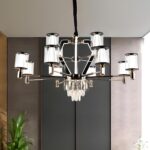 Smartway® – Camacian 172W| 100 Cm| Google & Alexa| Height Adjustable| 3 Light Mode| Modern LED Ceiling Chandelier for Living Room, Dining, Bedroom, Hall, Kitchen, Office, Luxury Decorative Lighting - Image 2