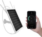 Solar Power 4G LTE Modem Router, Outdoor Wireless Router with SIM Card Slot, WiFi Range 50M, IP66 Waterproof, Long Endurance 24/7, 24000mAh Batteries - Image 2