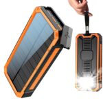 Solar Power Bank 20000 mAh, PD20W Waterproof Solar Charger USB C External Battery Solar Chargers with Outputs, Power Bank for Smartphones, Tablets and More - Image 2