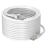 Sounce Cat6 Ethernet Cable 40 Meter – High-Speed 550MHz / 10 Gigabit LAN Network Cable with RJ45 Connectors | Durable Patch Cord for Internet, Modem, Router, Computer & Office Devices (White) - Image 2