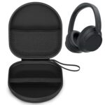 Sounce Headphone Case for Sony WH-CH720N Bluetooth Headphone | Portable Carrying Case Cover | Hard EVA Shell Travel Storage Case with Shockproof, Waterproof, and Premium Protective Cover – (Black) - Image 2