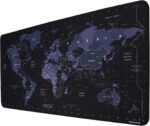 Sounce Mouse Pad, Large Extended Desk Mouse Pad, Non-Slip Spill-Resistant with Special-Textured Surface, Anti-Fray Stitched Edges for Gamer/Office/Home 600L x 300B x 2H mm (Blue Grey) - Image 2