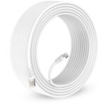 Sounce Professional Cat6 UTP 5 Meter Network Patch Cable High Speed 550 MHz Internet Cord Snagless RJ45 Connector For Office Home Server Room Installation Smart Home Console - White - Image 2