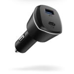 Spigen Max 30W Fast Car Charger Adapter, Budget-Friendly, Dual Port(Type-C, Type-A) for iPhone 17/16/15/14 Series, Galaxy S25/24/23, Earbuds & More - Image 2