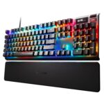 SteelSeries Apex Pro Mechanical Gaming Keyboard – Adjustable Actuation Switches – World’s Fastest Mechanical Keyboard – OLED Smart Display – RGB Backlit - Image 2