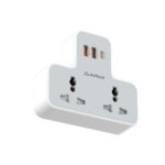 Stuffcool ChargeT 2 AC Universal Socket with Built in 20W GaN Charger, with Surge Protection for Type C Ports, Made in India, with 3 PIN Plug, Works with 6A Plugs, Without Blocking Adjacent Plugs - Image 2