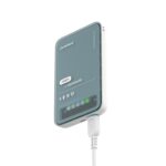 Stuffcool Roam 10000mAh Compact Powerbank with 20W Type C Output Charges iPhone 50% in 30 mins and 22.5W Fast Charging, Universal Fast Charging Type A Port - Cool Transparent with Glossy Finish - Image 2