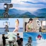 Syskonics 70” Aluminium Camera Tripod with Travel Bag and Phone Holder |Operating Height: 70 inch | Maximum Load Capacity up to 8kg | Compatible with All Cameras, Cell Phones, Projector, Webcam - Image 2