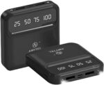 T95 Chotu 10,000mAh Mini Power Bank with Built-in 4 Cables, LED Flashlight & Digital Display – Black - Image 2