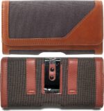TDG Leather Belt Pouch Holster for Apple iPhone Smartphones & Mobiles (Brown, 6.5 inches) - Image 2